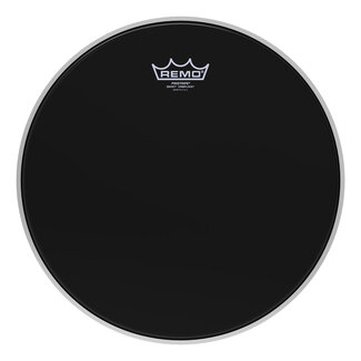 Remo Remo - PS-0414-MP- - Batter, Crimplock, Pinstripe, Ebony, 14" Diameter