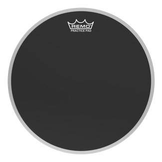 Remo Remo - PH-0108-ES- - **Special Order**, Batter, Ambassador, Ebony, 8" Diameter, For Practice Pad