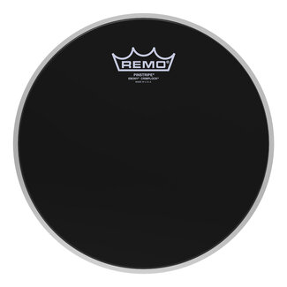 Remo Remo - PS-0410-MP- - Batter, Crimplock, Pinstripe, Ebony, 10" Diameter