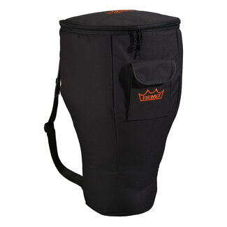 Remo Remo - DJ-0012-BG- - Bag, Djembe, Deluxe, 14.5" X 24", Padded With Shoulder Strap, Handle, Pocket, Fits 12" Drum, Black