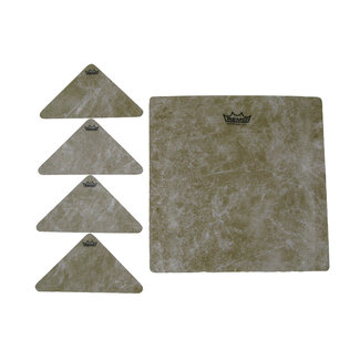Remo Remo - HK-8501-00- - Texture Targets, 9.25" Square + 4 Small Triangles, W/ Adhesive