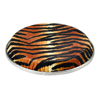Remo Remo - M4-1075-S6-D2007 - Conga Drumhead, Symmetry, 10.75" D2, Skyndeep, "Tiger Stripe" Graphic