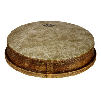 Remo Remo - MO-2512-SD-0099 - **Special Order**, Drumhead, M2 Type, Skyndeep, Beige Fiberskyn Graphic, 12" Diameter, 2.5" Collar