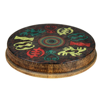 Remo Remo - MO-2514-SD-0024 - Drumhead, M2 Type, Skyndeep, Adinkra Graphic, 14" Diameter, 2.5" Collar