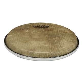Remo Remo - BD-0008-00-SD001 - **Special Order**, Doumbek Drumhead, R Series, Skyndeep, 8" Diameter, 1/2" Collar, Wide Hoop, 'Fish Skin' Graphic