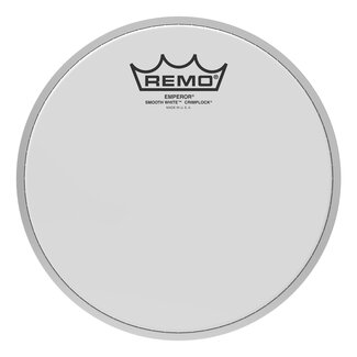Remo Remo - BE-0208-MP- - Batter, Crimplock, Emperor, Smooth White, 8" Diameter
