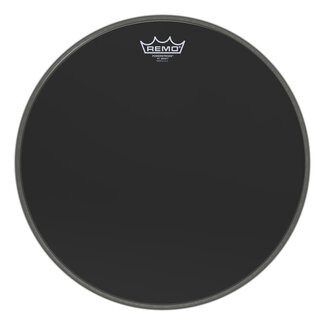 Remo Remo - P3-1016-ES- - Bass Drum, Powerstroke 3, Ebony, 16" Diameter, 5" Black Dynamo