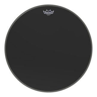Remo Remo - P3-1020-ES- - Bass Drum, Powerstroke 3, Ebony, 20" Diameter, 5" Black Dynamo