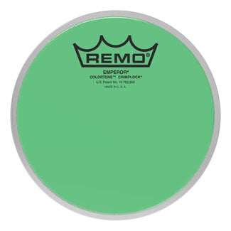 Remo Remo - BE-0306-CT-GNMP - Batter, Emperor, Colortone, Crimplock, 6" Diameter, Green