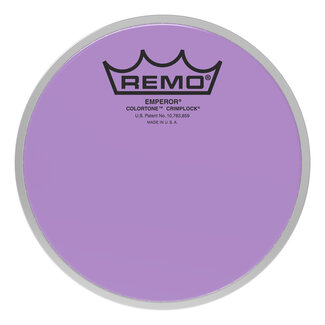 Remo Remo - BE-0306-CT-PUMP - Batter, Emperor, Colortone, Crimplock, 6" Diameter, Purple