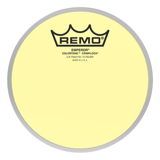 Remo Remo - BE-0306-CT-YEMP - Batter, Emperor, Colortone, Crimplock, 6" Diameter, Yellow