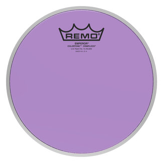 Remo Remo - BE-0308-CT-PUMP - Batter, Emperor, Colortone, Crimplock, 8" Diameter, Purple