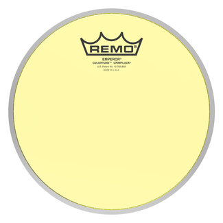 Remo Remo - BE-0308-CT-YEMP - Batter, Emperor, Colortone, Crimplock, 8" Diameter, Yellow