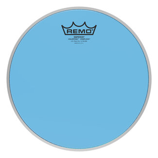 Remo Remo - BE-0310-CT-BUMP - Batter, Emperor, Colortone, Crimplock, 10" Diameter, Blue