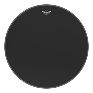 Remo Remo - P3-1026-ES- - Bass Drum, Powerstroke 3, Ebony, 26" Diameter, 5" Black Dynamo