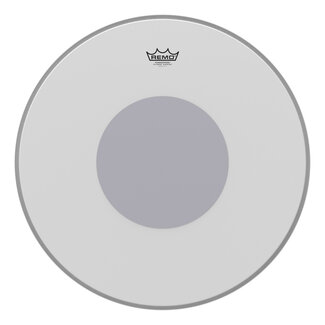 Remo Remo - P3-1122-10- - Bass Drum, Powerstroke 3, Coated, 22" Diameter, No Stripe, Bottom Black Dot