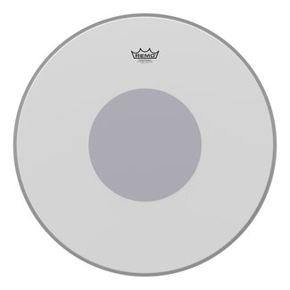 Remo Remo - P3-1123-10- - Bass Drum, Powerstroke 3, Coated, 23" Diameter, No Stripe, Bottom Black Dot
