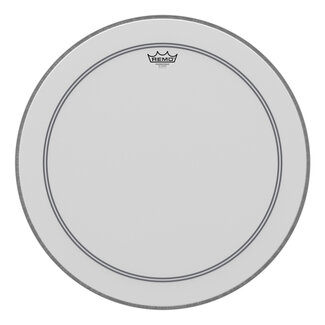 Remo Remo - P3-1124-C2- - Bass Drum, Powerstroke 3, Coated, 24" Diameter, 2-1/2" Impact Patch