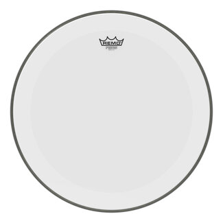Remo Remo - P3-1220-C1- - Bass Drum, Powerstroke 3, Smooth White, 20" Diameter, Dynamo, No Stripe