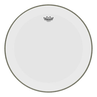 Remo Remo - P3-1222-C1- - Bass Drum, Powerstroke 3, Smooth White, 22" Diameter, Dynamo, No Stripe