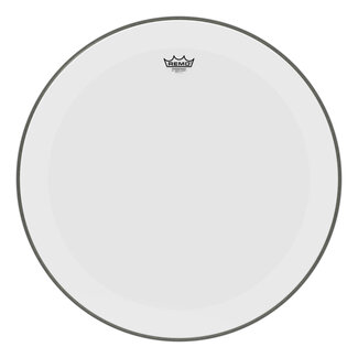 Remo Remo - P3-1226-C1- - Bass Drum, Powerstroke 3, Smooth White, 26" Diameter, Dynamo, No Stripe