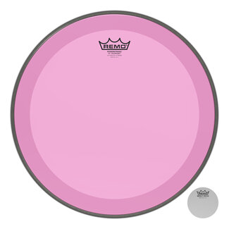 Remo Remo - P3-1316-CT-PK - Bass Drum, Powerstroke 3, Colortone, 16" Diameter, No Striping, Pink