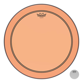 Remo Remo - P3-1318-CT-OG - Bass Drum, Powerstroke 3, Colortone, 18" Diameter, Orange