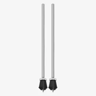 Ahead Ahead - AHBDS-SL - Vintage Style Straight Bass Drum Spurs, 9.5mm, 14" Long