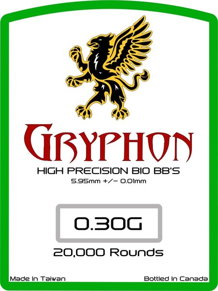 Gryphon 20,000rnd Bulk Bio BB's