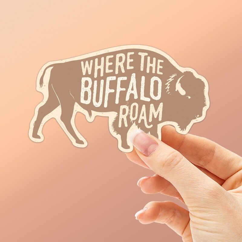 Sentinel Supply Where the Buffalo Roam Sticker