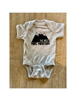 Made of Mountains She Will Onesie