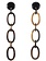 Buffalo Horn Chain Earrings