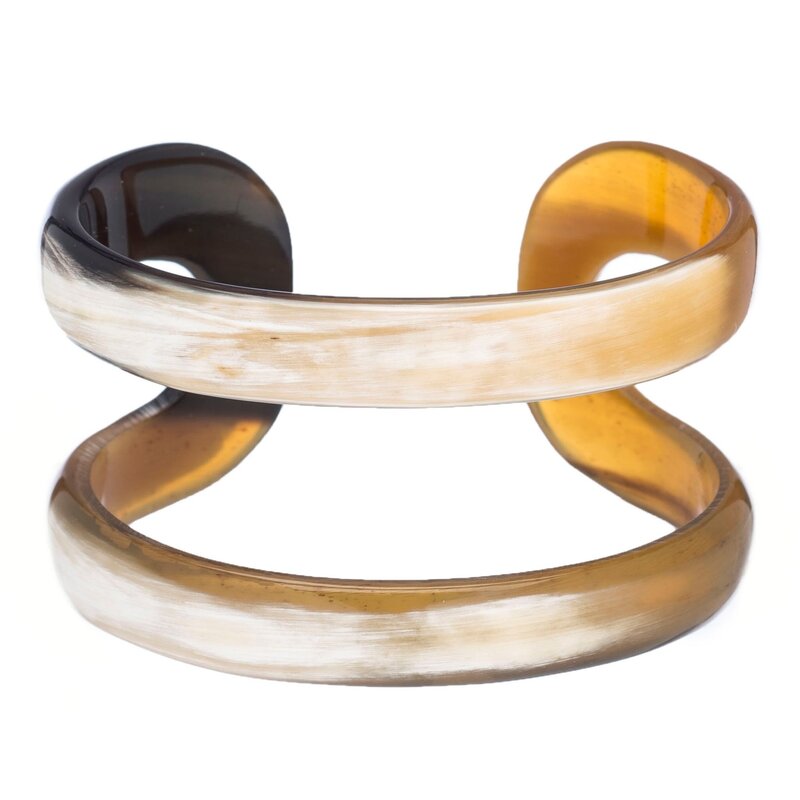 Infinity Buffalo Horn Cuff
