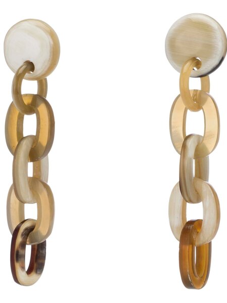 Buffalo Horn Earrings-CTE31