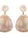 Light Drop Buffalo Horn Earrings