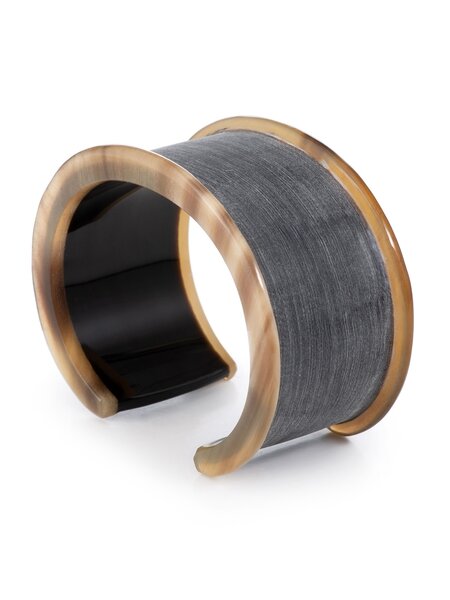 Horn Matt Gray Ctr Cuff-TB175