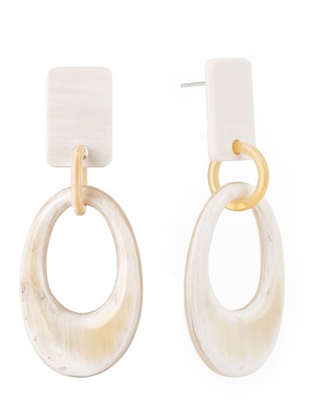 Buffalo Horn Earring-CTE84