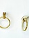 Small Circle Buffalo Horn Earring