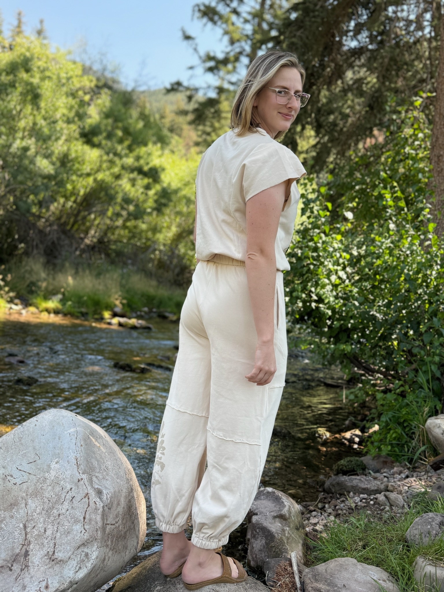 PATCHY PAINTBRUSH   Top/ Pants Set