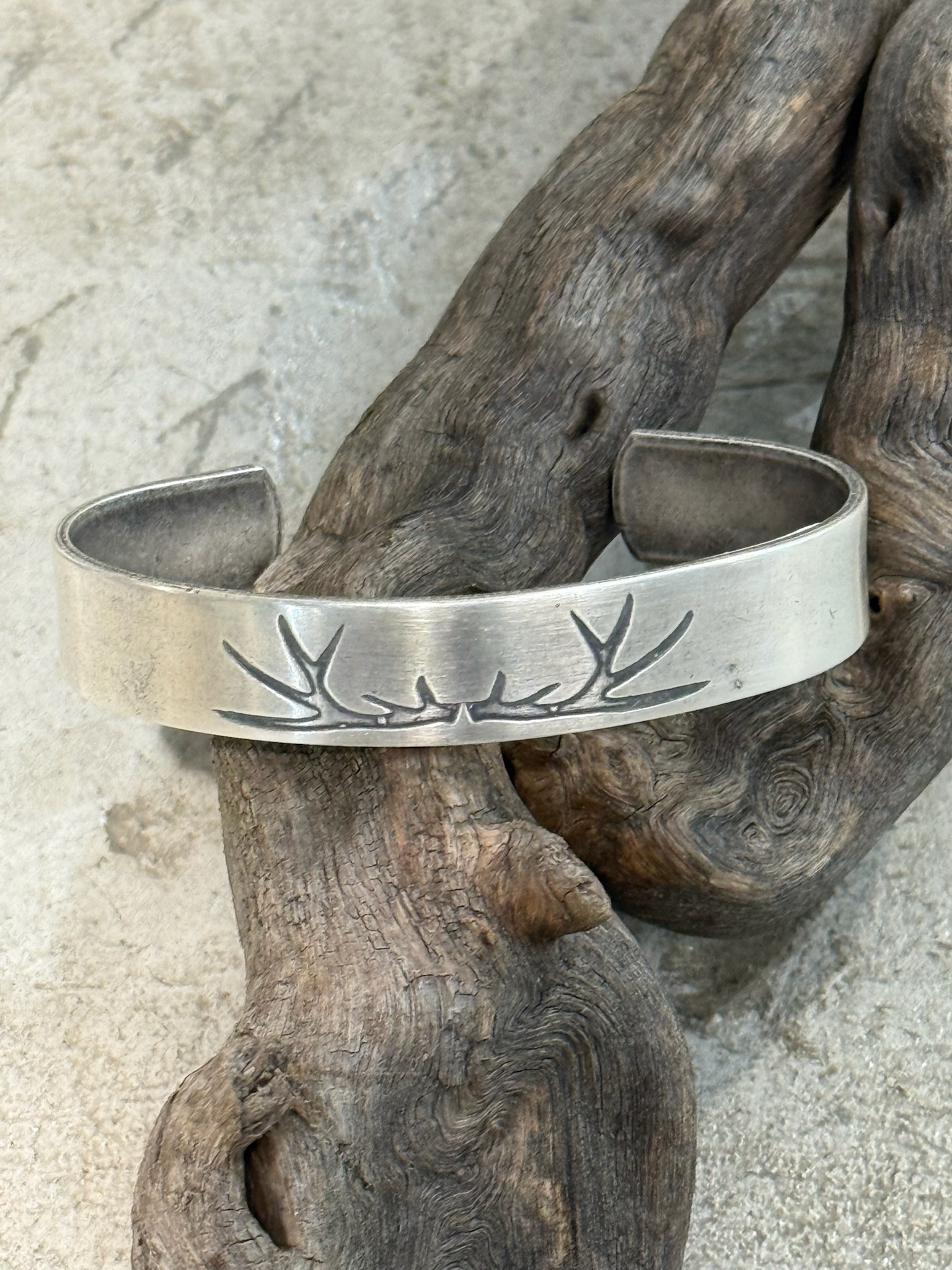 SILVER ELK ANTLER Cuff