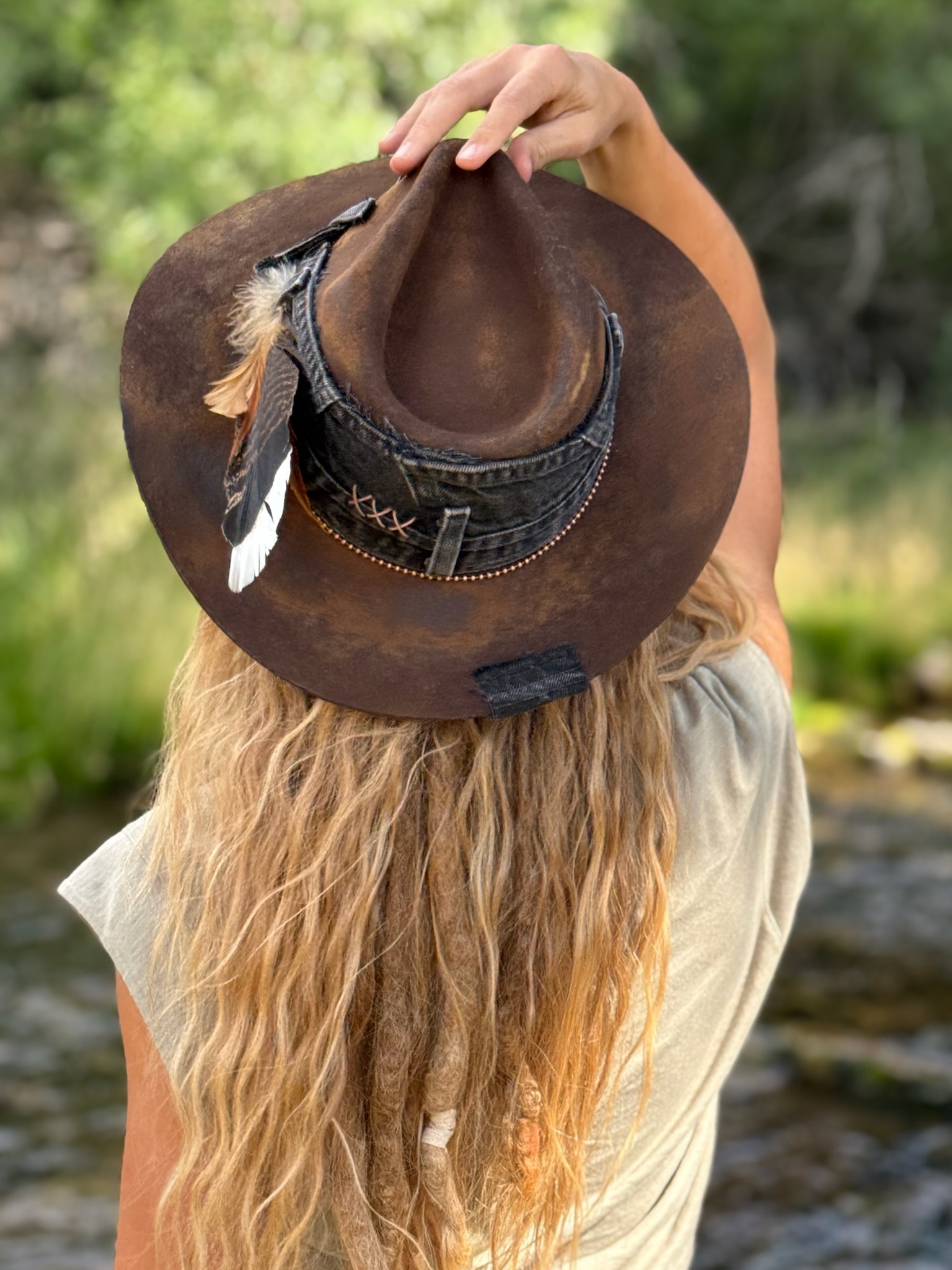 EMBER + ASH Wool & Leather Hat by Kayla