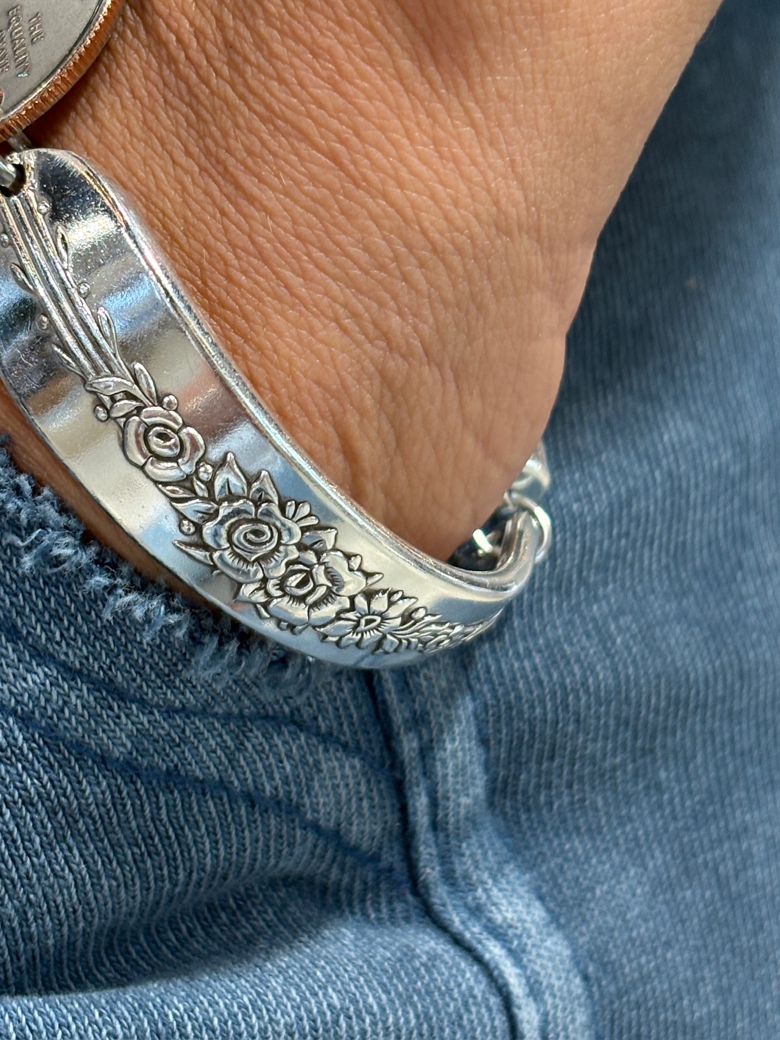 BUFFALO NICKEL SPOON HANDLE Bracelet
