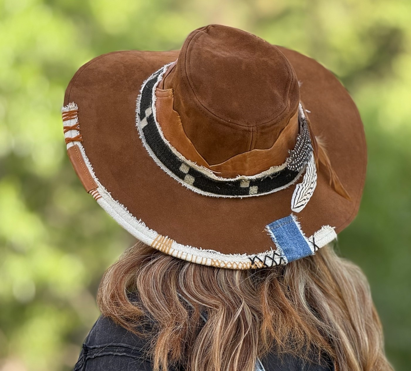MOUNTAIN BOUND Leather Hat by Kayla