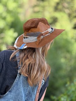MOUNTAIN BOUND  LEATHER Hat by ShadyBiz
