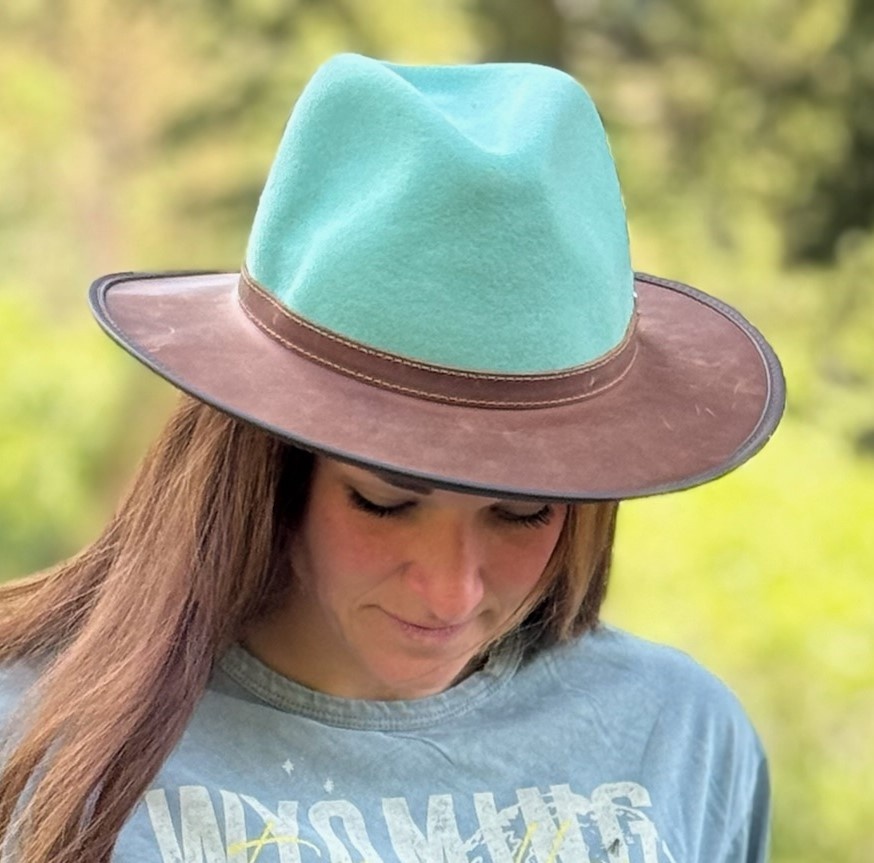 LEATHER & 100% WOOL SUMMIT Hat