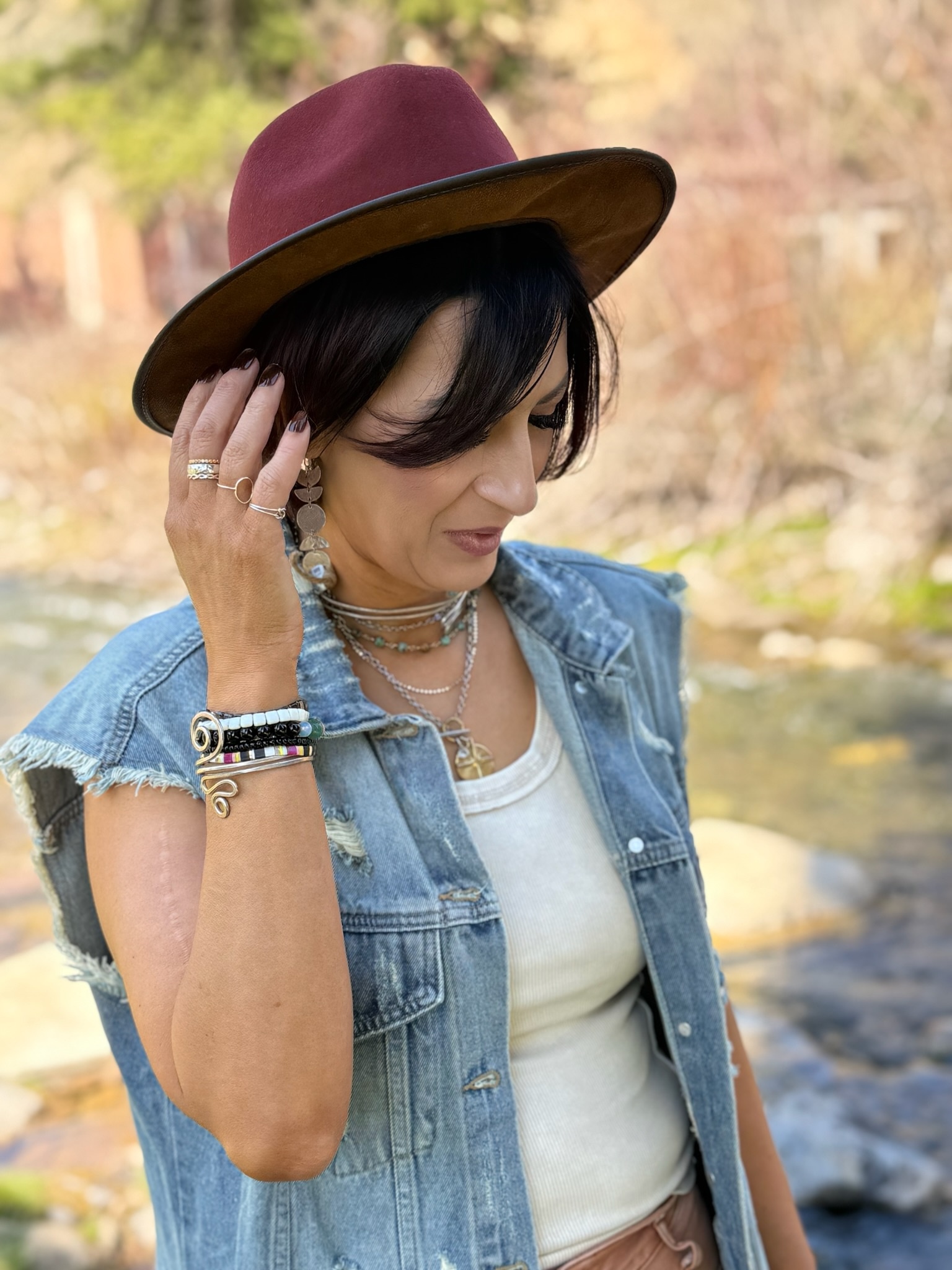 LEATHER & 100% WOOL SUMMIT Hat