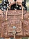 LEATHER HAND TOOLED Duffel, The WYOMING ROSE