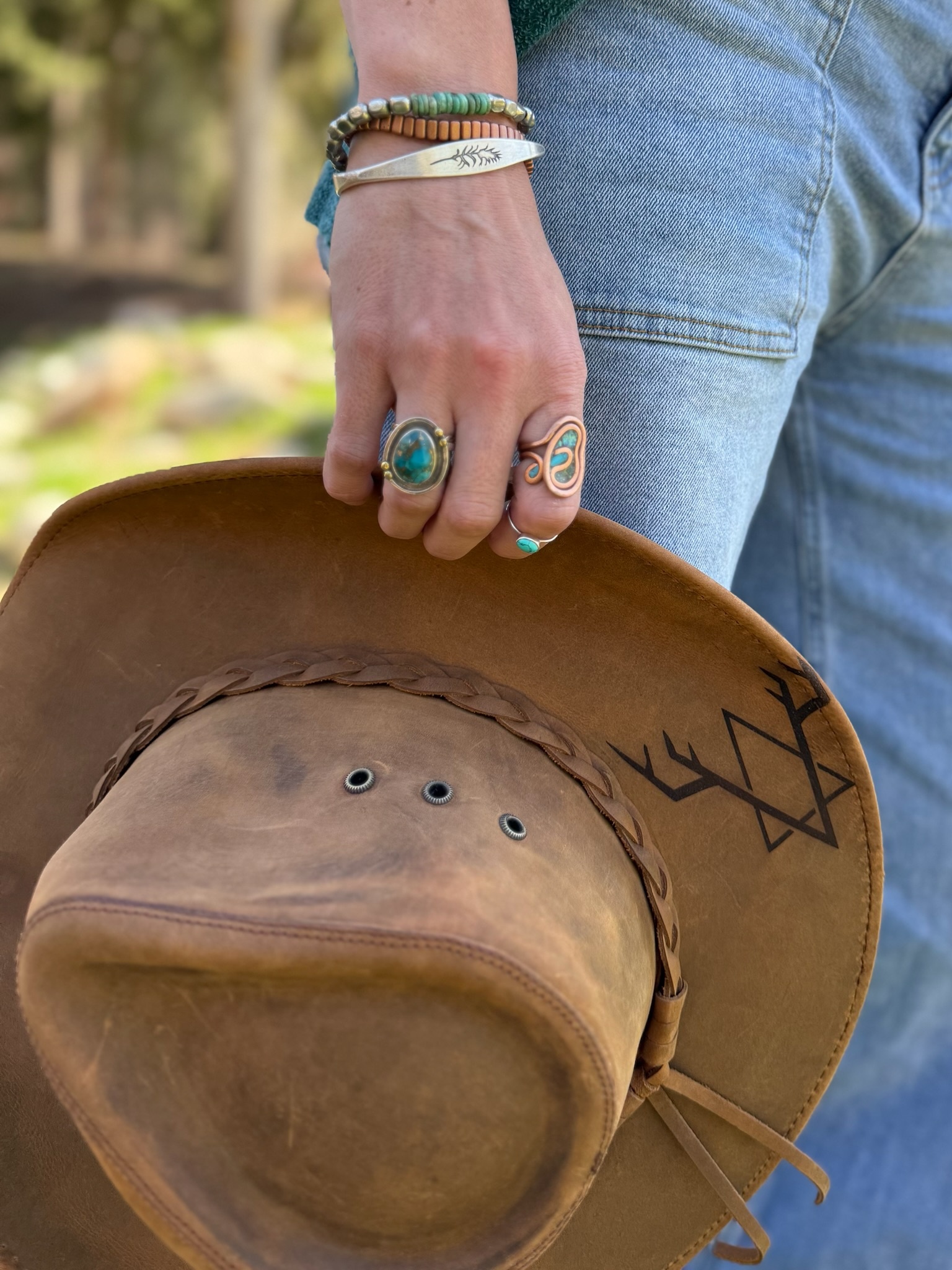 THE HOLLYWOOD LEATHER Hat