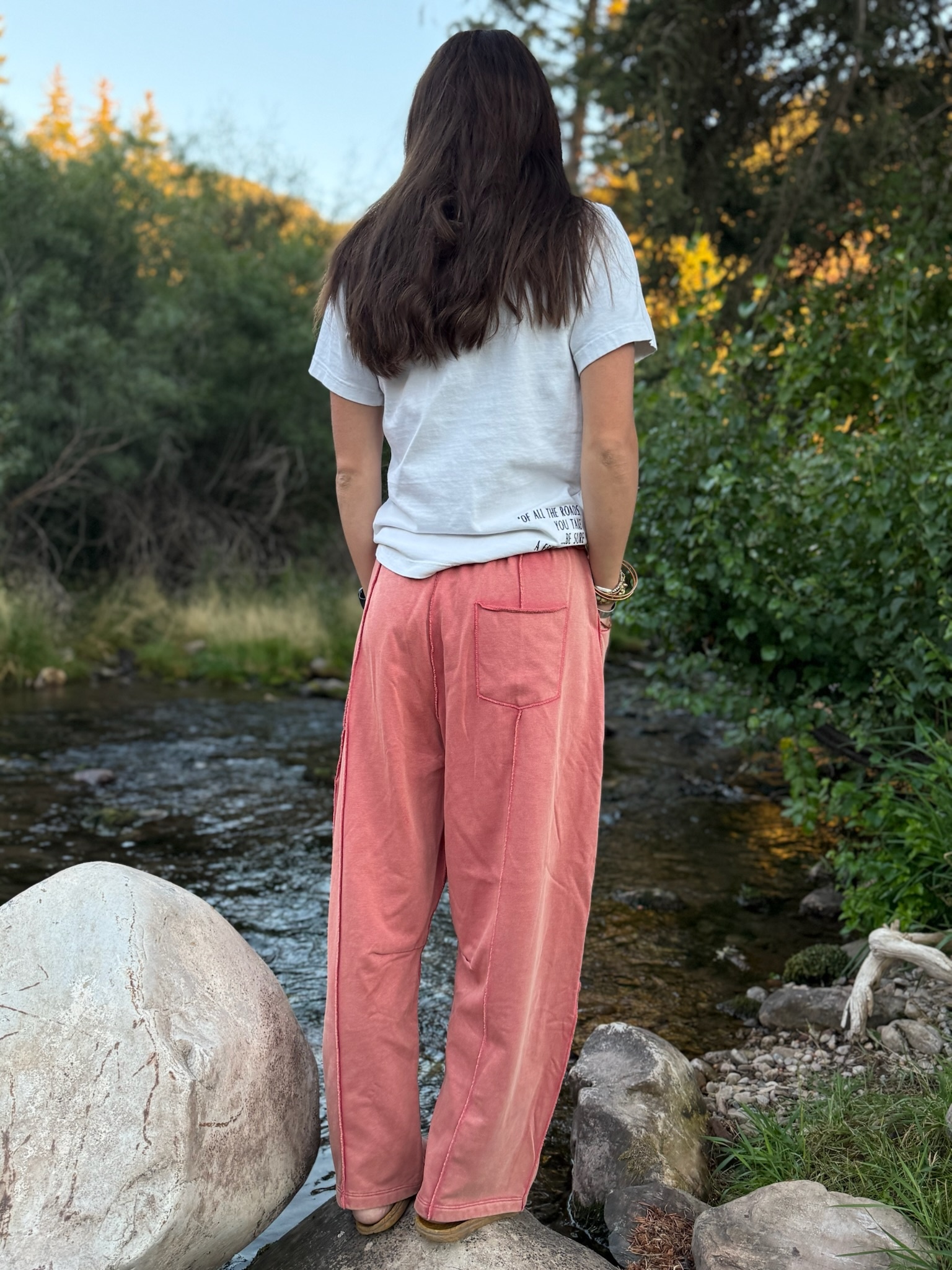 WIDE & WILD WYO Seamed Barrel Pants