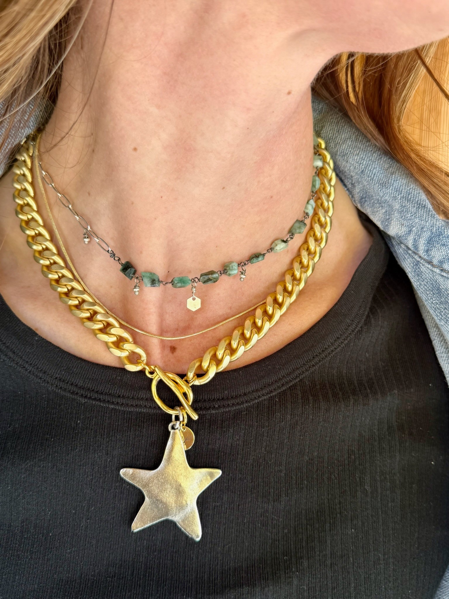 CHUNKY STAR OF THE VALLEY Necklace